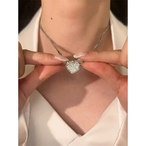 Collana acciaio donna forma - collana, a