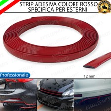 PROFILO ADESIVO ROSSO PER VOLKSWAGEN GOLF 3 5 METRI X 12 MM