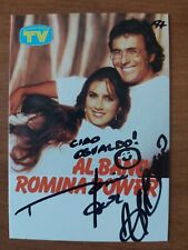 ALBANO & ROMINA POWER - Foto Autografata con dedica (1947)