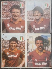 LOTTO 4 POSTER AS ROMA CAMPIONE SCUDETTO 1982-1983 (SUPPLEMENTO TEMPO) 40x29