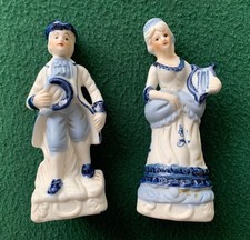 COPPIA STATUINE CERAMICA /
