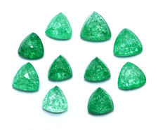 90 CT Naturale Colombiano Verde Smeraldo Cubico Taglio Gemma Lotto Con Omaggio
