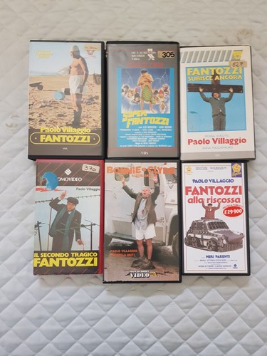 Lotto vhs film - lotto, fantozzi