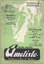 PITOCCO - MAMMINA BIONDA - RACCONTAMI - VIENI # SPARTITO