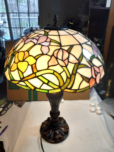 Lampada stile tiffany con - lampada,