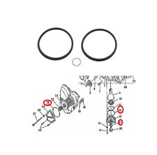 Kit guarnizioni filtro olio