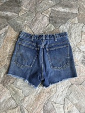 Pantaloncini jeans blu denim