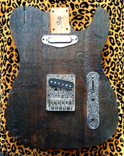 telecaster tele body blu nero