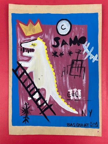 Jean michel basquiat - basquiat, disegno