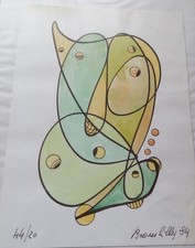 Litografia firmata e numerata
