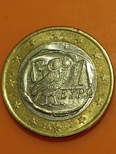 Moneta euro gufo - moneta,