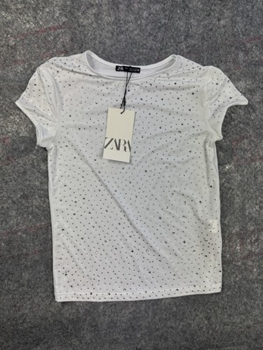 Shirt zara bianca con - zara, strass