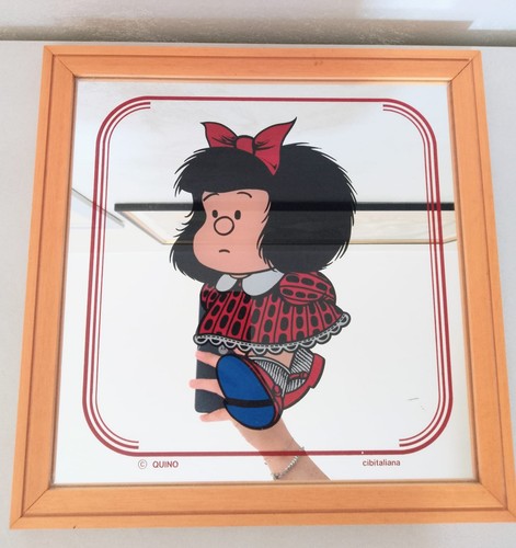Vintage mafalda mirror 1970s - mafalda,