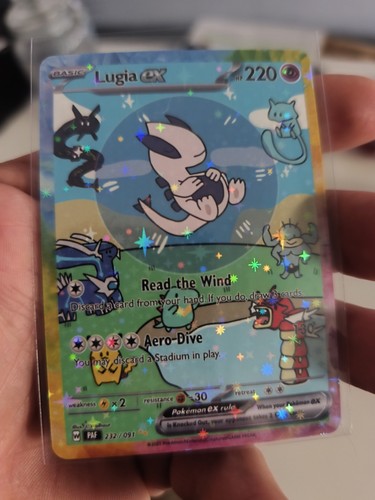Carta pokemon ccg bubble lugia - carta,