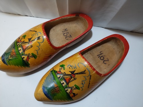 Zoccoli legno vintage - in,