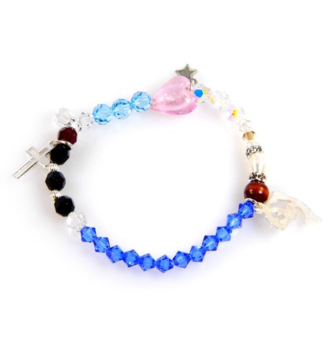Bracciale palline swarovski - bracciale,