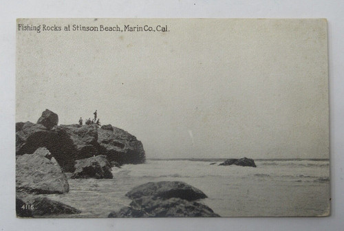Cartolina fishing rocks - fishing,