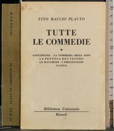Bur tutte commedie vol 1 - bur., le