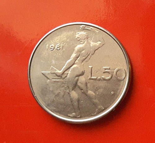 Lire 1981 errore mancanze - 50,