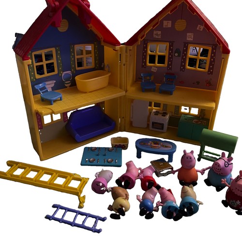 Peppa pig deluxe yellow - peppa, house