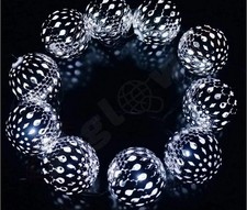 Moroccan White Ball Solar