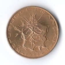 Francia 10 franchi 1984 (XF)