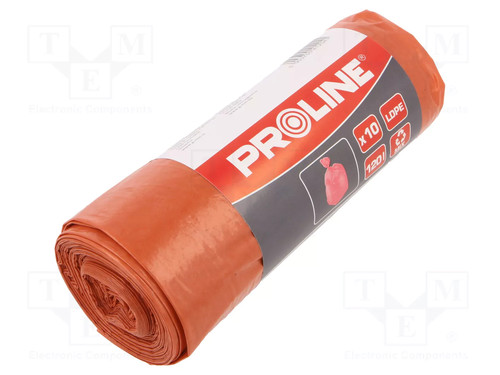 Polietilene 10pz rosso - polietilene, 10pz.