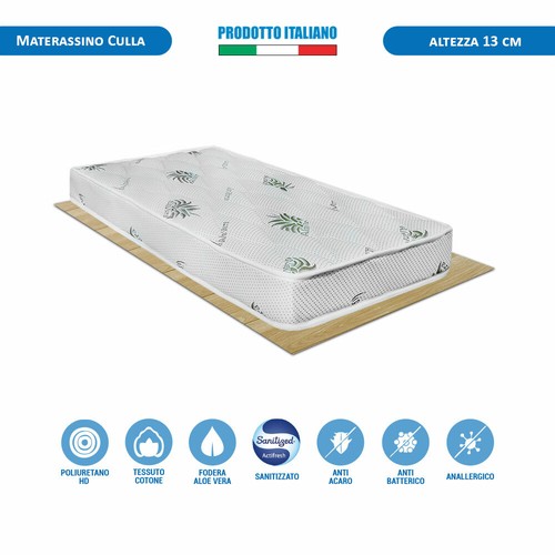 Materassino culla 60x120 per