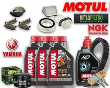 YAMAHA T-MAX 500 2004 TAGLIANDO MOTUL FILTRI CANDELE CINGHIA PASTIGLIE
