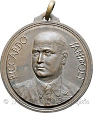 1939 Accademia d’armi Riccardo Sanipoli Cremona Scherma Fioretto Medaglia