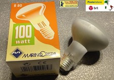 FARETTO SPOT R80 100W INCANDESCENZA E27 MARINO CRISTAL COD 20269