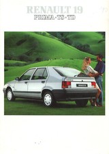 Catalogue brochure Renault 19