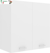 Pensile 2 Ante, Legno, Bianco, Taglia Unica