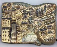 Targa da parete in terracotta