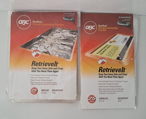 Gbc heatseal retrieveit - gbc,