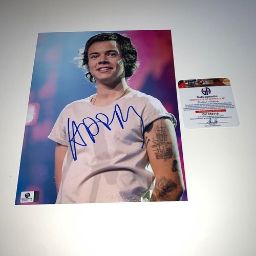 Harry styles foto firmata one - firmata,