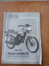 Fantic Motor Strada 50 FM 240 manuale uso manutenzione originale