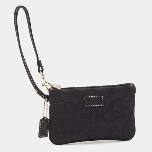 Pochette polso coach nera - da,