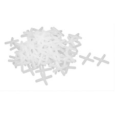 Parete piastrelle pavimento plastica distanziale trasversale 2,5mm bianco 100pz