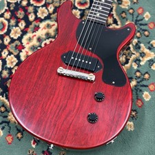 Gibson Custom Shop 2ND 1958 Les Paul Junior doppio taglio rosso ciliegia