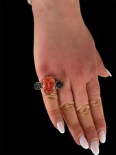 Anello Artigianale In Oro 9kt