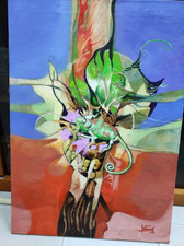 MIMETISMO – TECNICA: OLIO SU TELA  cm. 70x50