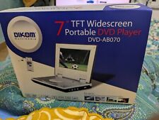 DIKOM 7" TFT Widescreen P ortable DVD PLAYER dvd-ab070