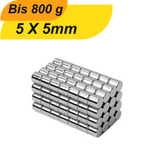 Magnete al neodimio 5 x 5 mm