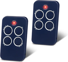 433Mhz Telecomando Cancello Compatibile Con GENIUS, 2 Pezzi Telecomando per Gara