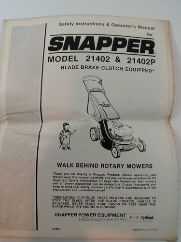 Snapper 21402 21402p walk - 21402,