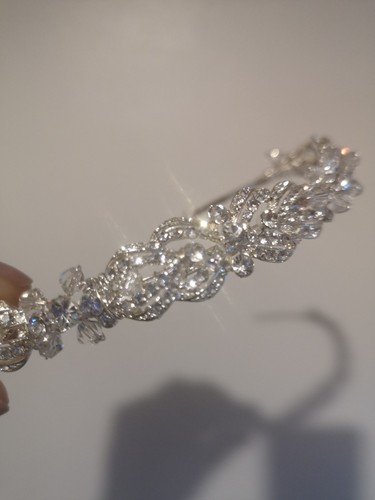 Cerchietto sposa tiare argento - sposa,