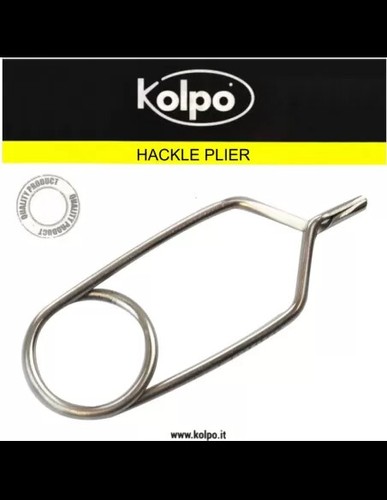 Pinza per hackle - hackle, costruzione