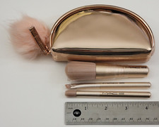 MAC Snow Ball Brush Kit / Mini Borsa Spazzola 560SE 535SE 421SE NUOVO IN SCATOLA AUTENTICO