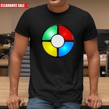 T-shirt maglietta uomo stampata con illuminazione elettronica attivata dal suono equalizzatore rave